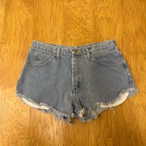 Wrangler Women’s Light Wash Denim Jean Shorts
